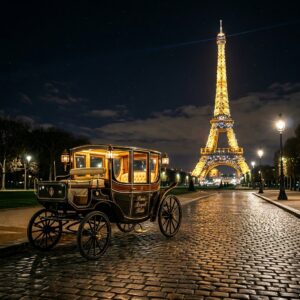 Hidden Gems in Paris You Must Discover luxury carriage near eiffel tower 202604301443